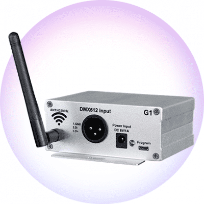 Pulseira RF Controlador DMX