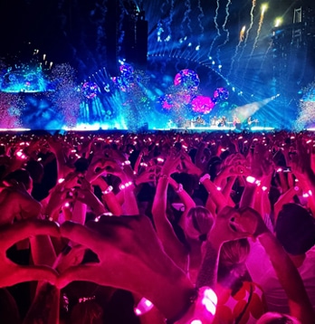 Pulseira Led Com Controle Remoto Para Eventos