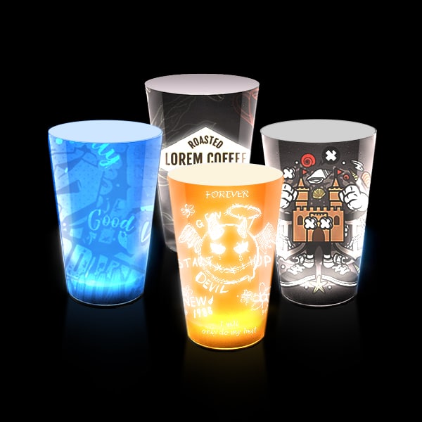 custom light up cups-600 custom light up cups