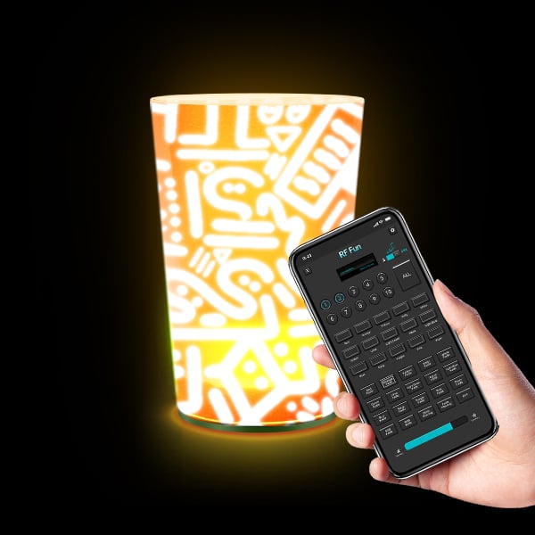 led cup activated by liquid -600